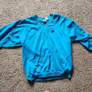 Nike Vintage V Neck Pullover Large